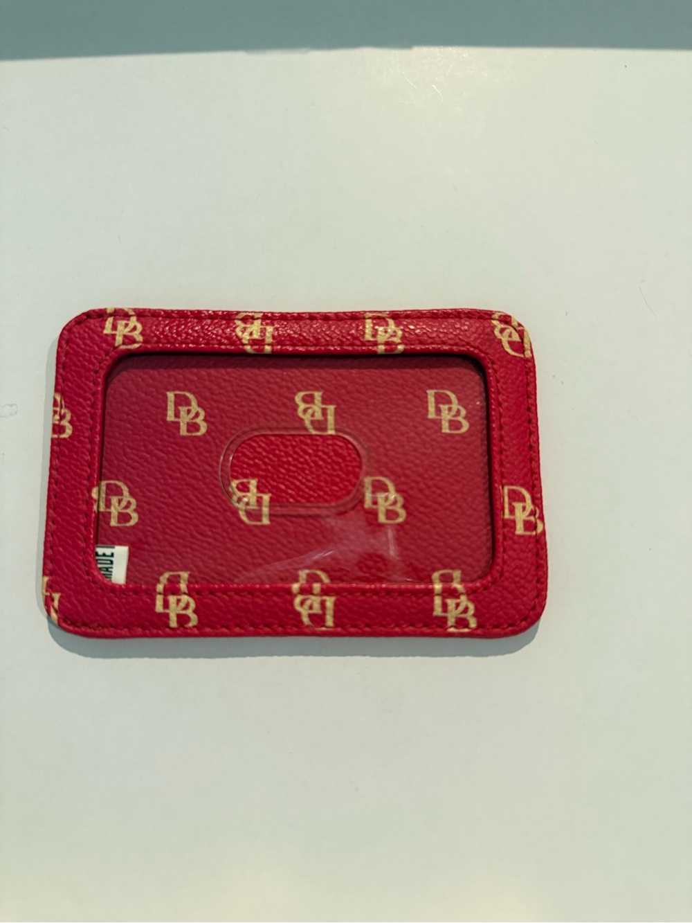 Dooney & Bourke hot pink Logo ID Card Holder